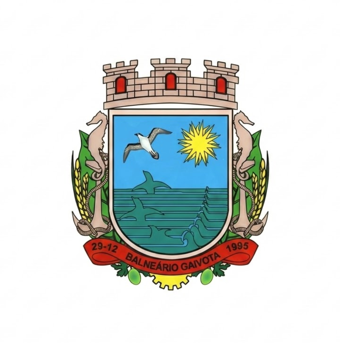 Brasão cidade Balneário Gaivota